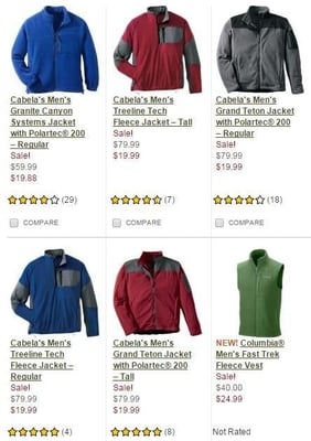 Men's Fleece Outerwear Clearance from $19.88 (Free Shipping over $50)