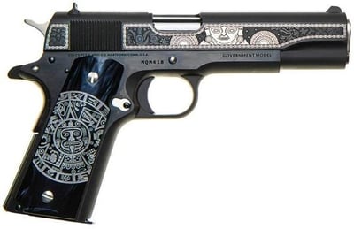 Colt Firearms 1911 Mama Quilla Moon Goddess Blue .38 Super 5" Barrel 9-Rounds #/500 - $2158.99 