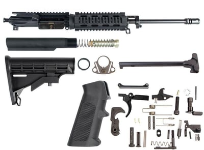 AR15 Complete Build Kit 5.56 Quad Rail Lower Parts - $215.99 