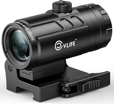 CVLIFE 3X Red Dot Magnifier with Quick-Release and Flip-to-Side Mount,2.95in Eye Relief,Absolute and Lower 1/3 Co-Witness Red Dot Sight with Magnifier,1000G Shockproof & IP67 Waterproof - $99.99 + FREE Shipping