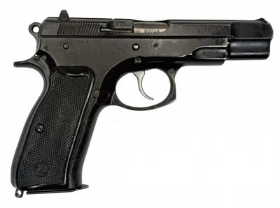 CZ CZ75 9mm Semi Automatic Pistol, 4.5" Barrel, Manual Safety, USED, NRA Surplus Good Condition - $479.99 
