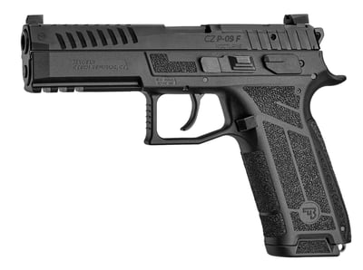 CZ P-09 F Nocturne 9mm 4.53" Barrel 19 Rounds Optics Ready Black - $474 