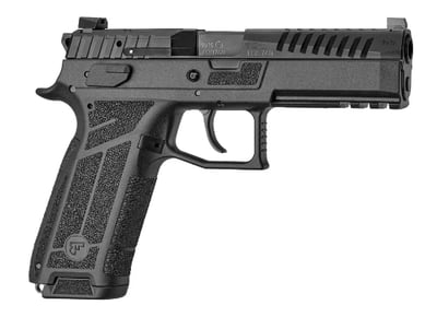 CZ P-09 F Nocturne 9mm 4.53" Full Size Optic Ready Pistol, 19 Rounds, Black - $489.99 (Free S/H on Firearms)