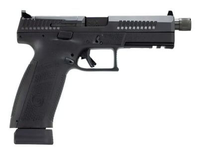 CZ P-10 F 9mm 5.1" 21rd Optics Ready Pistol, Suppressor Ready, Black - $431.51 