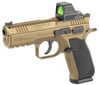 CZ Shadow 2 CPT 9mm 4" 15rd Burnt Bronze w/ Holosun 508T Reflex Sight - $1614.99 + Free Shipping