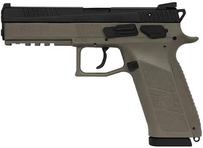 CZ P-09 9mm Luger Pistol 4.55" Barrel 19+1 Round Black Slide Flat Dark Earth Grip Flat Dark Earth Frame - $462.50 (Free Shipping on $100+ Orders)
