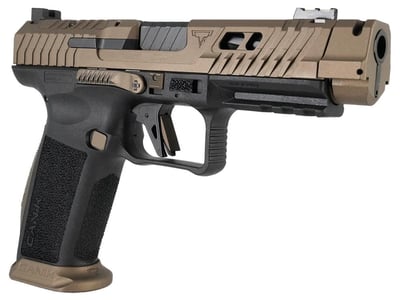 Backorder - Canik TTI Combat 9mm 4.6" Ported and Flted Barrel Canik Compensator Bronze 18rd - $899.99 + Free Shipping
