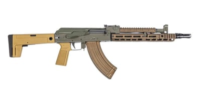 PSA Sabre AK-47 7.62x39mm GF5 13.7" 30rd Rifle w/ Pin & Welded JMAC GFHCE, Moss Green/Burnt Bronze - $1092.49 w/ Code: "BEYOND9SABRE5"