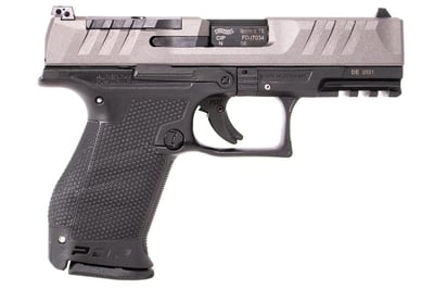 Walther PDP Compact 9mm Pistol with Gray Slide and 4 Inch Barrel - $529.99