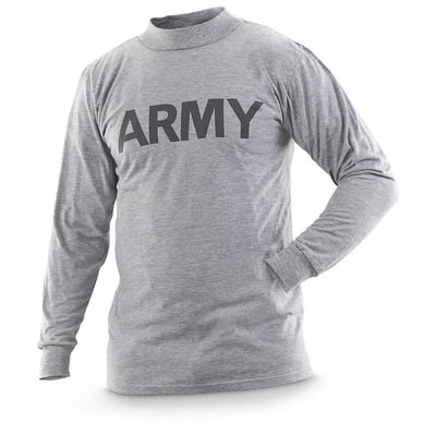 New U.S. Military Surplus Army Long-sleeved T-shirt - $6.79 (Buyer’s Club price shown - all club orders over $49 ship FREE)