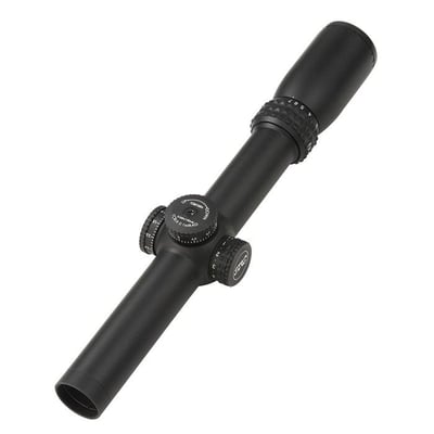 SIGHTRON, INC. - S-TAC 1-7x24mm SFP Illuminated Mil-Hash Reticle Black - $477.74 