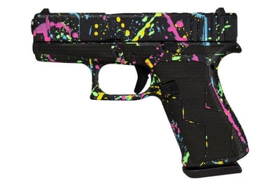 Glock 43x MOS 9mm Optic Ready Pistol with Black Splatter Cerakote Finish - $629.99 (Free S/H on Firearms)
