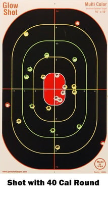 GlowShot 40 pack 16" x 10" Reactive Splatter Targets Multi Color - $12.50 + Free S/H over $49 (Free S/H over $25)