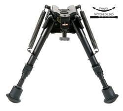 Harris S-BRM Bipod 6-9"" Swivel Mount w/ Notched Legs - $92.29 