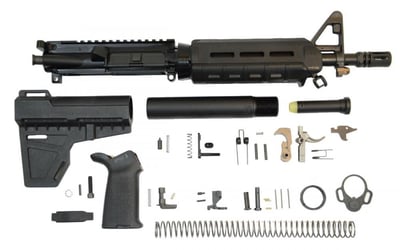 PSA 10.5" 5.56 NATO 1/7" Nitride MOE EPT Shockwave Pistol Kit, Black - $379.99 shipped