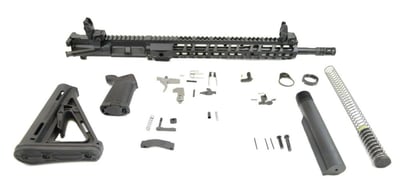 BLEM PSA 16" 5.56 NATO 1/7 Mid-Length Nitride 13.5" Lightweight M-Lok MOE EPT Rifle Kit w/ MBUS Sight Set - $439.99