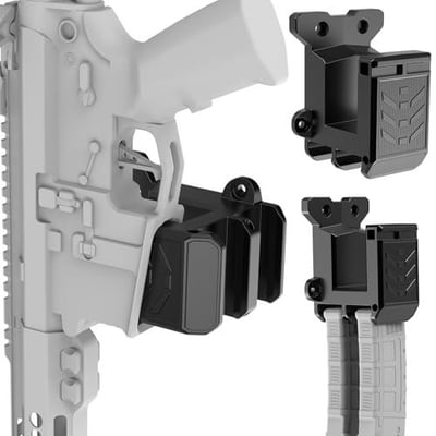 ANTREEMAG AR Wall Mount with Dual Magazine Holders for AR.223/5.56 Ammo, Gun Rack for AR-15 Accessory Vertical or Horizontal - $12.99 + FREE Shipping