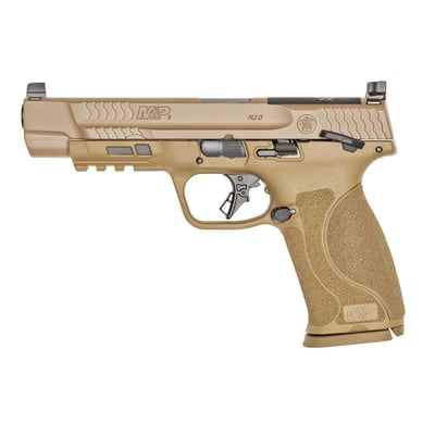 SMITH & WESSON - M&P 9 M2.0 OR 9mm Luger 5" BBL (2)17RD Mags Thumb Safety FDE - $549.99 (Free S/H over $99)
