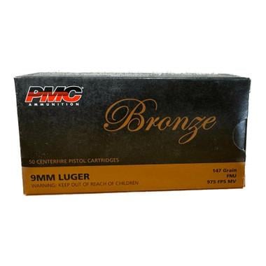 PMC 9mm Ammo 147gr FMJ Ammunition - 50 Rounds - $14.35- No sales tax-Flarate shipping-741 boxes in stock!