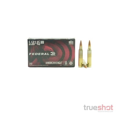 Federal American Eagle 5.56x45mm 55 Grain FMJ Ammo 1000 Rounds - $506.93 w/ Code: "GUNDEALS10"