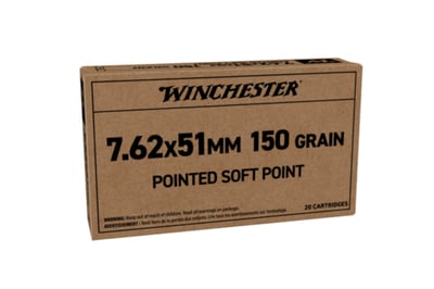 Winchester 7.62x51mm 150gr Soft Point Rifle Ammo 200 round case - $179.95