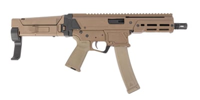 PSA JAKL 6.5" 9mm 35-Rds Pistol, FDE w/ F5 Brace - $1049.99 