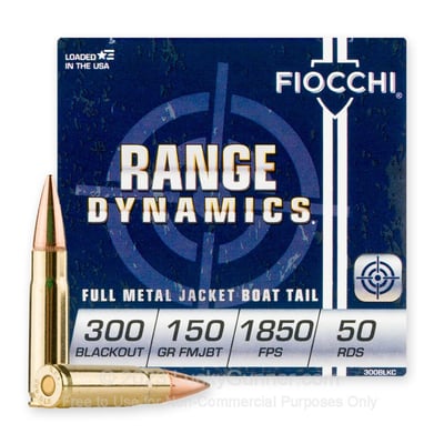 Fiocchi Range Dynamics FMJBT Rifle Ammunition 50 Round Box - $22.99