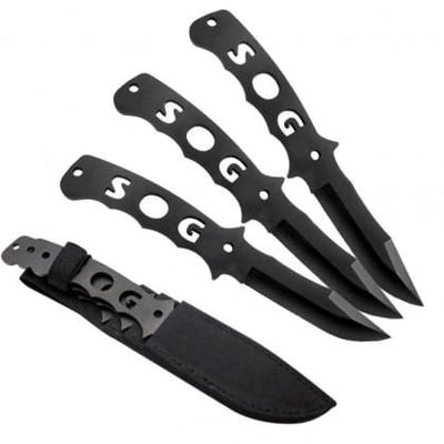 SOG Set of 3 Hardcased Black Throwing Knives - $26.99 (Free S/H over $25)