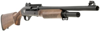 Military Armament MAC 2 12 Gauge 5rd Semi-Auto Shotgun - 18.50", Turkish Walnut - $349.99 