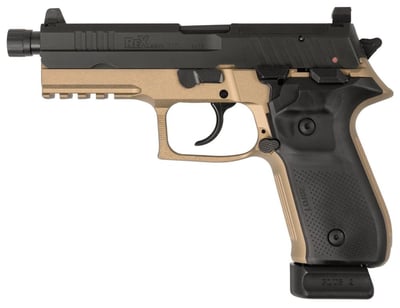 Arex Rex Zero 1 Tactical 9mm 4.9" 20rd Pistol, Hardcoat Anodized FDE - $499.99 