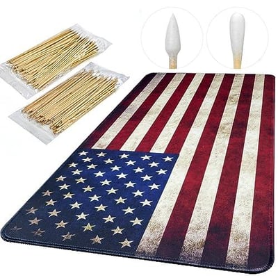 BOVPCAO 24"x12" Gun Cleaning Mat with 200PCS 6" Swabs - $11.99 + FREE Shipping