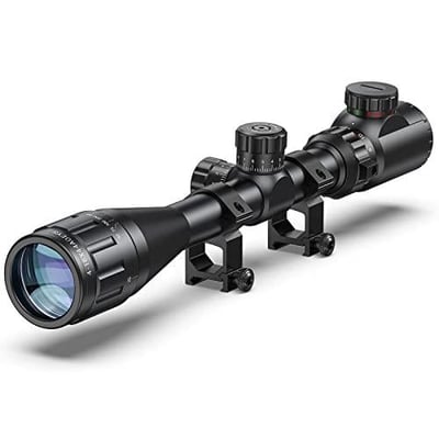 CVLIFE 4-16x44 Tactical Rifle Scope Red and Green Illuminated with Locking Turret Sunshade and Mount Included - $32.39 w/code "SCQ8Y5HM" and 10% coupon (Free S/H over $25)
