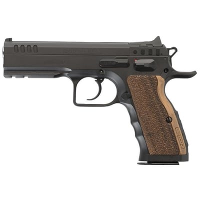 Italian Firearms Group TF-STOCKI-9SF Stock I 9mm Luger Auto 4.50" 16+1 Black Steel Slide Wood Grip - $820 