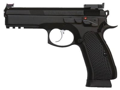 CZ 75 SP-01 Shadow Target II 9mm Pistol, 4.6" Barrel, Adjustable Rear Sight, 18-Round Mag - $1586.99 ($9.99 S/H on Firearms / $12.99 Flat Rate S/H on ammo)