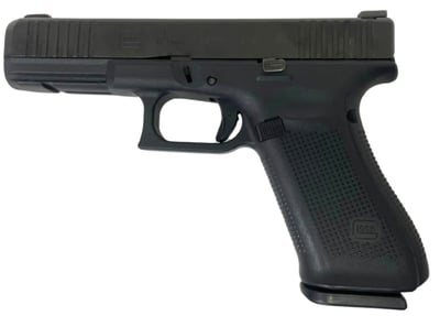 Glock 17 9mm Gen5 1x 17 Rd Mag Black Night Sights USED Police Trade-In - $348.88 