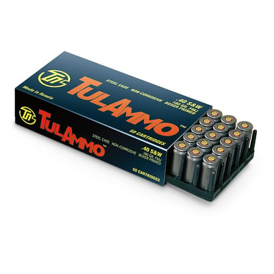 Backorder - TulAmmo .40 S&W FMJ 180 Grain 500 Rounds - $137.74 (Buyer’s Club price shown - all club orders over $49 ship FREE)