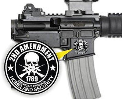 3 - 2nd Amendment Vinyl Decals / Stickers AR-15 - $1.81 + Free Shipping (Free S/H over $25)