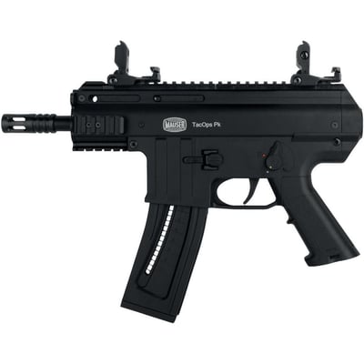 Mauser Tacops PK .22LR 5" High-Capacity Pistol 22rds, Black - $279.99