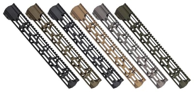 M-LOK Free Float Handguard - Triangle Cut - 15" Cerakote (Bronze/Grey) - $40.45 after code: RESOLUTEN 