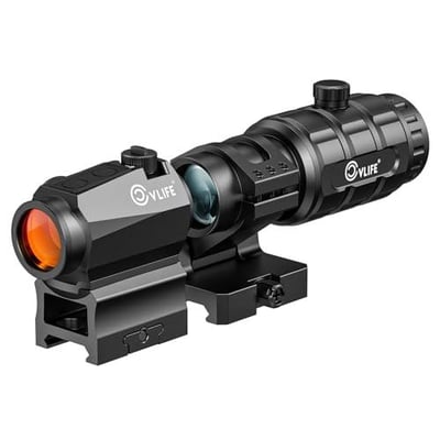 35% off CVLIFE JackalHowl Red/Green Dot Sight & 3X Magnifier Combo Set, 2 MOA Motion Awake Red Dot Optics and Flip-to-Side Magnifier Kit, Absolute Co-Witness Mount w/code 8F7Q5M5S - $94.89 + FREE Shipping