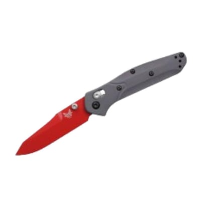 Benchmade SHOT Show 2024 Exclusive Mini Osborne Folding Knife with CPM-S90V Red Blade and G10 Handle - $189 w/code "FCBS190" (Free S/H)