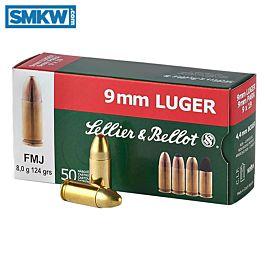 Sellier & Bellot 9mm Luger 115 Grain Full Metal Jacket 50 Rounds - $39.99 (Free S/H over $49 + Get 2% back from your order in OP Bucks)