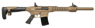 GForce Arms GF25 12 Gauge Semi Auto FDE 20" Barrel 5+1 2 Magazines - $200.16 