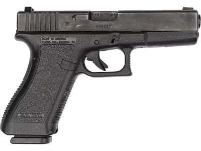 Glock 17 Gen 2 Semi-Auto Pistol 9mm 4.49" Barrel, (1) 17 Round Mags, - Used Law Enforcement Trade-In - Surplus Good/Very Good - $319.99 