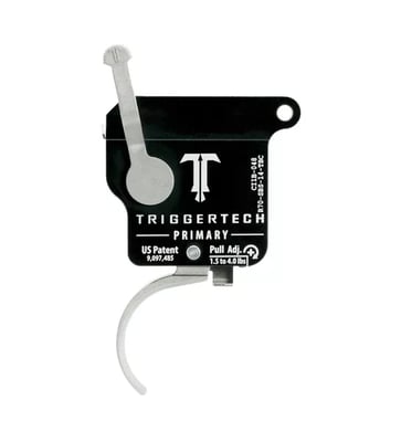 TriggerTech Rem 700 Primary Trigger, Single Stage Right-Handed, Bolt Release, Traditional Curved Stainless Trigger - $117.74 