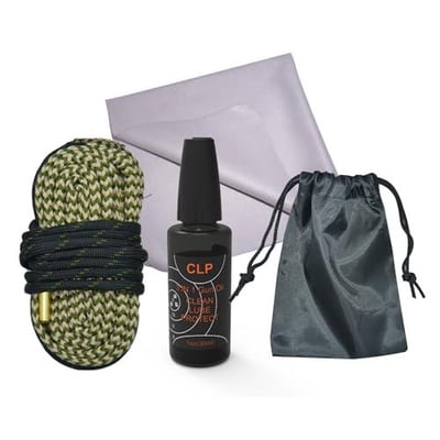 Wokonl Bore Cleaner Gun Cleaning Kit for .25cal/.264cal/6.5mm, Gun Cleaning Supplies with Gun Snake Cleaner, CLP Oil, Gun Cleaning Cloth and Waterproof Drawstring Pocket - $9.09 After Code:FZDCG3ML + FREE Shipping