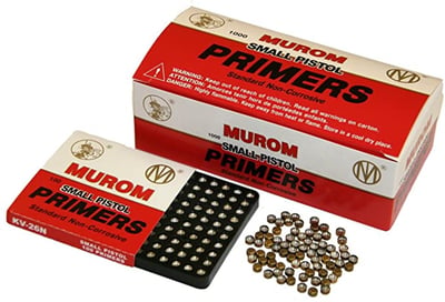 Murom Kvb-9 small pistol primers 1000 - $129.99 