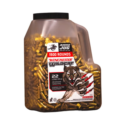 Winchester Wildcat 22 LR 40gr 1500rd Jug - $119.99 