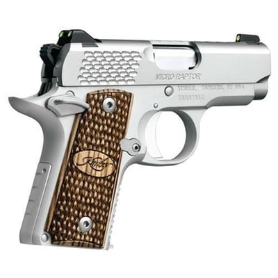 Kimber Micro 9 Raptor Stainless 9mm 3.15" 6 Rd Night Sights - $779.99 (Free S/H on Firearms)