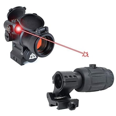 AT3™ RRDM Red Dot Magnifier w/ 3x Flip to Side Mount